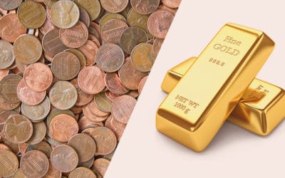 A Pound of Pennies vs. A Pound of Gold